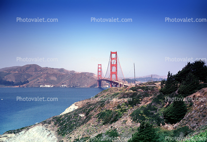 Marin Headlands, Golden Gate Bridge, August 1962, 1960s