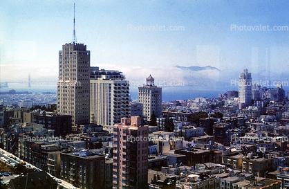 cityscape, skyline, buildings, highrise, high rise, Skyscraper, 1961, 1960s