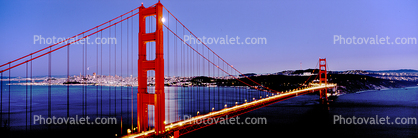 moonglow, Golden Gate Bridge, Panorama