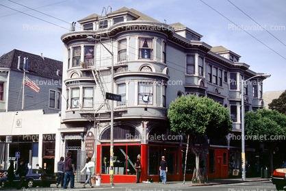 Haight Ashbury Free Clinic, Building, store, sidewalk, Hospital