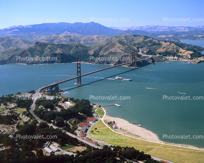 Golden Gate Bridge, Marin County Headlands