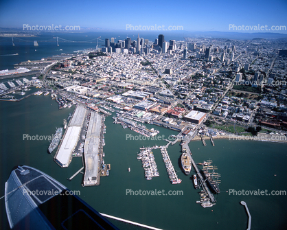 Hyde Street Pier, Fisherman's Wharf, Waterfront, docks, boats, Balclutha, North-Beach