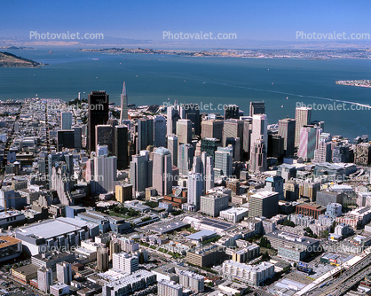 Cityscape, skyline, buildings, downtown, skyscrapers, SOMA