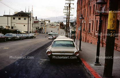 Hyde Street Pier, Ford Thunderbird, Cars, Vehicles, 1968, 1960s