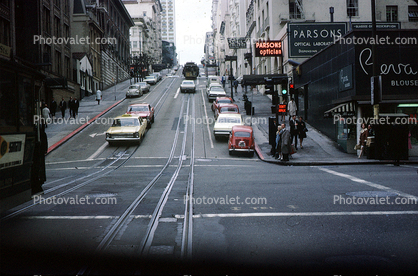 Parsons, Taxi Cab, Car, Vehicle, Tracks, 1968, 1960s