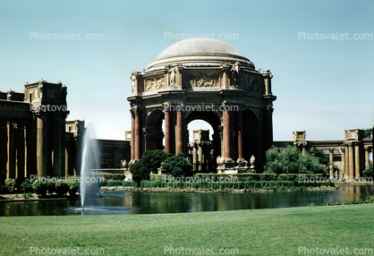 Water Fountain, pond, 1950s