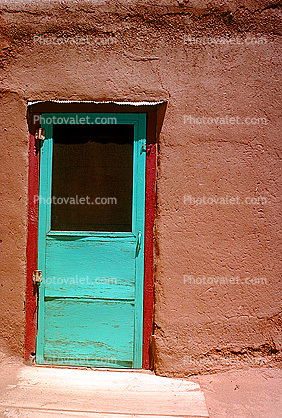 Door, Doorway, Entrance, Pueblo de Taos