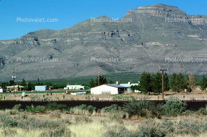 Homes, Houses, Mountain, highway-54 near Alamogordo