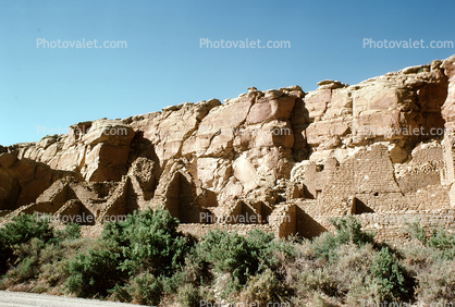 Pueblo Bonito, Ruin, Cliffs