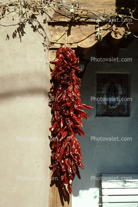 Chimayo Trading Post, Ristra, Hanging Chili Pepper Pods