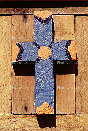 Wooden Cross at a Trading Post, Door
