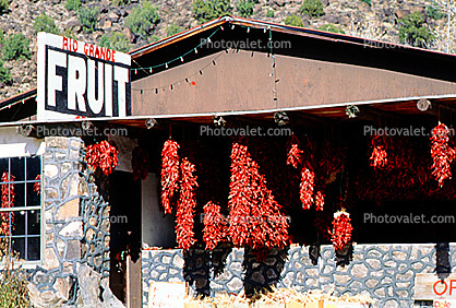 Rio Grande Fruit, Ristra, Hanging Chili Pepper Pods