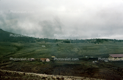 smoke from Cumbres & Toltec Scenic Railroad, D&RGW