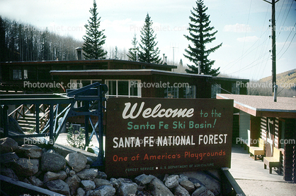 Welcome to the Santa-Fe Ski Basin, Santa-Fe National Forest