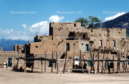 Building, Taos Pueblo
