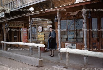 Ghost Town Museum, Woman, wild west, 1950s