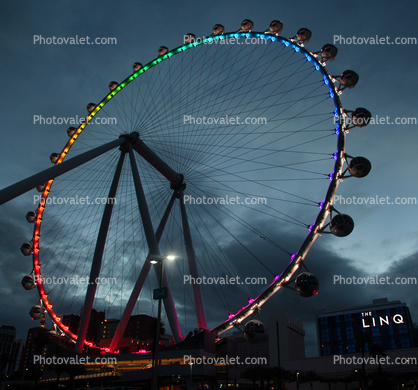 The Linq, Carousel, evening