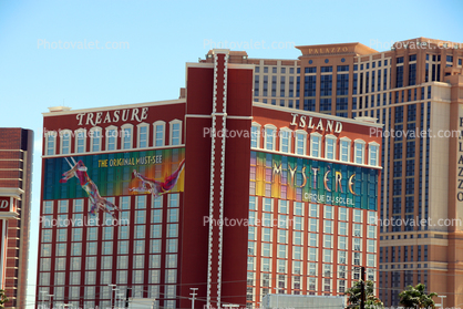 Treasure Island Casino, building, hotel