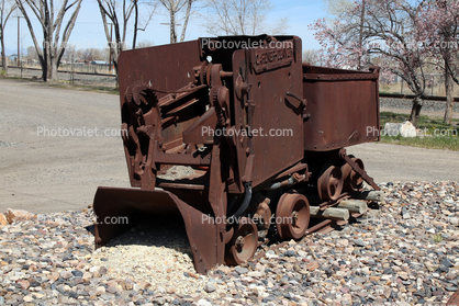 Ore Rail Car, rust, Battle Mountain