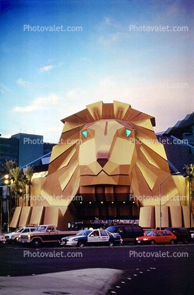 MGM Grand Hotel Entrance, Lion Face, Cars, vehicles, Automobile