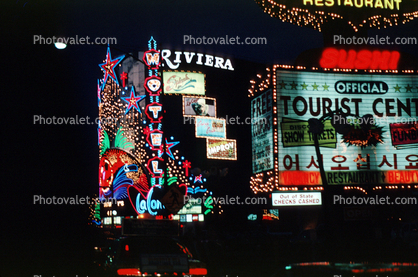 Riviera Splash, Casino, Night, Nighttime, Neon Lights