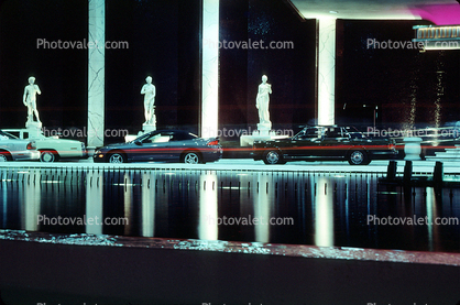 Cars Statues and Water Fountain, Caesers Palace
