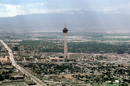 The Stratosphere, hotel, casino, building, tower, cityscape, skyline