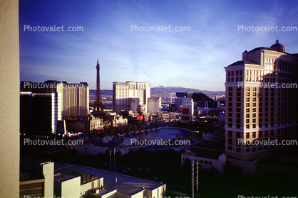Hotel, Casino, building, the Stratosphere, Tower, shadows
