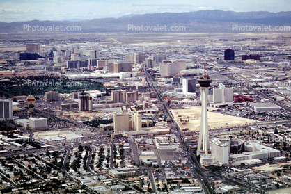 the Stratosphere, Tower, Buildings, Hotel, Casino, building, cityscape, skyline