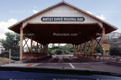 Bartley Ranch Regional Park, covered bridge