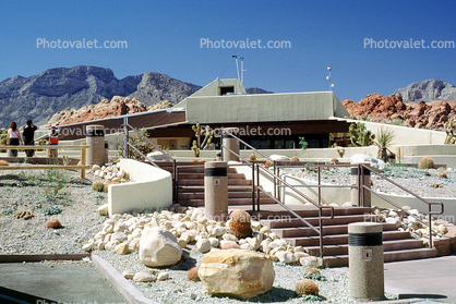 Red Rock Canyon Visitor Center, steps, stairs, building