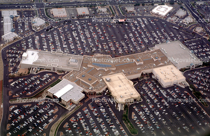 Shopping Mall, Parking, Cars, Building, mall, suburbia, suburban, buildings