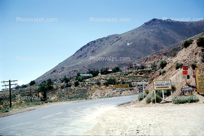 V on the hill, Virginia City, Nevada, 1962, 1960s