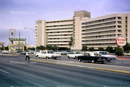 Western Airlines, Riviera Hotel, Corvair, Chevy Impala, Hotel, Casino, building, 1964, 1960s