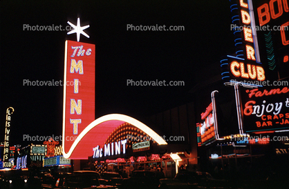 The Mint, Hotel, Casino, building, 1959, 1950s