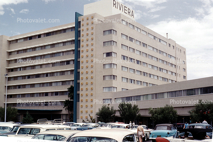 Riviera, Hotel, Casino, building, Cars, vehicles, Automobile, 1958, 1950s