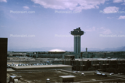 Landmark, Tower, Hotel, Casino, building, Las Vegas Convention Center, 1967, 1960s