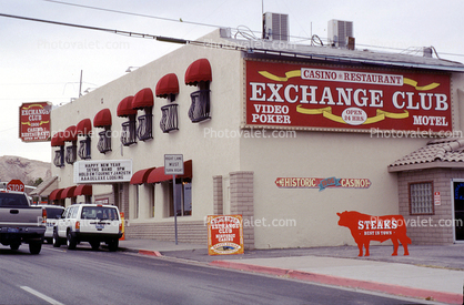 Exchange Club, Casino, Restaurant, Motel, Video, Poker, Beatty
