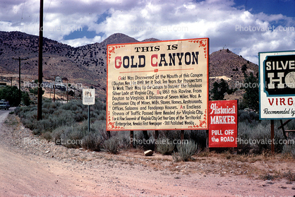 This is Gold Canyon, near Virginia City, June 1969, 1960s