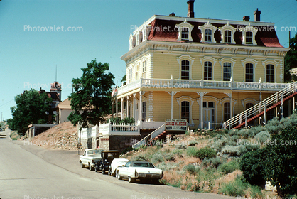 The Savage Mansion, Mine Office, landmark building, Savage Mountain, building, Virginia City, 1960s