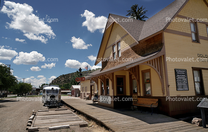 The Galloping Goose, Railcar, Rio Grande Southern #5, Dolores, Building, Dolores, Montezuma County