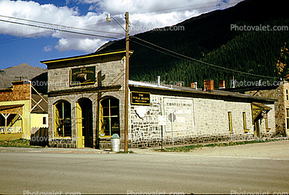 The Pickle Barrel, buildings, cars, Silverton, October 1968, 1960s
