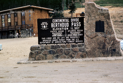 Berthoud Pass, Continental Divide, July 1958