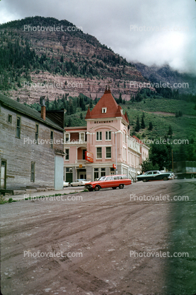 Building, Cars, Ouray, 1950s, 1960s