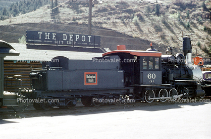 Colorado & Southern 2-8-0 #60, Burlington Route, The Depot Gift Shop, 1960s