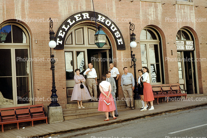 Teller House, Retro, Men, Women, Central City, Colorado, 1950s