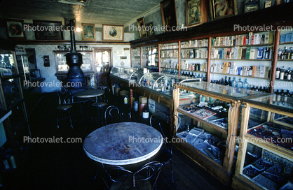 Counters, table, General Store, Cafe, Stove, Winfield, Chaffee County, ghost town