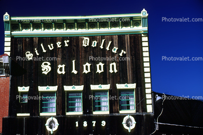 Silver Dollar Saloon, building, landmark, Leadville, 1879