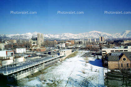 Salt Lake City in the Snow, Wasatch Mountains