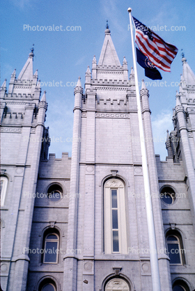 Salt Lake Mormon Temple, June 1970